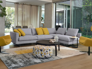 IKON - Corner sectional fabric sofa by CTS SALOTTI - view 2